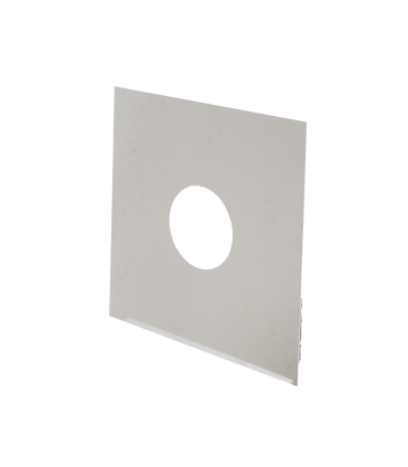 Plaque de finition haute inox Ø 150 mm