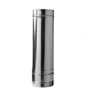Conduit ISOLÉ INOX & NOIR - LG 0.25M - DIAM 80