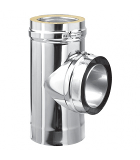 Té ISOLÉ INOX - 90° - DIAM 200