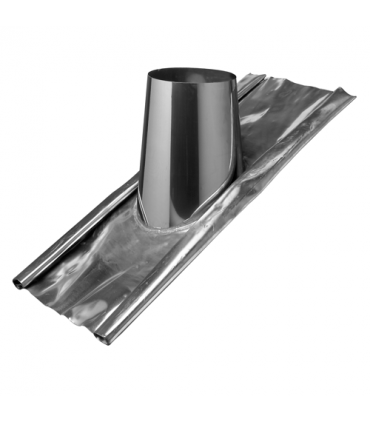 Solin 30 à 45° plomb & noir - DIAM 100