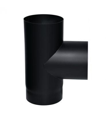 Té 90° Ferrolux Noir Ø 150 mm